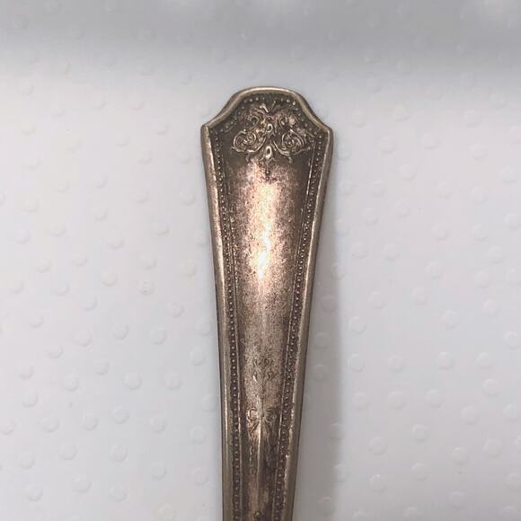 Vintage 1835 R. Wallance Ornate Nostalgic Soup Spoon Carlton - Picture 3 of 12